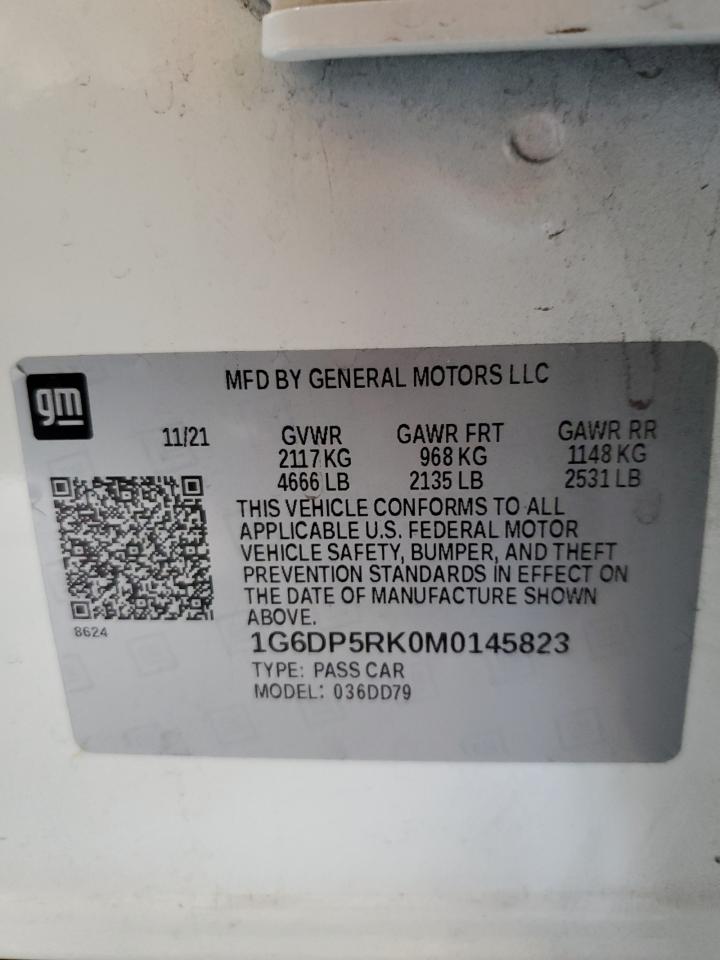 1G6DP5RK0M0145823 2021 Cadillac Ct5 Sport