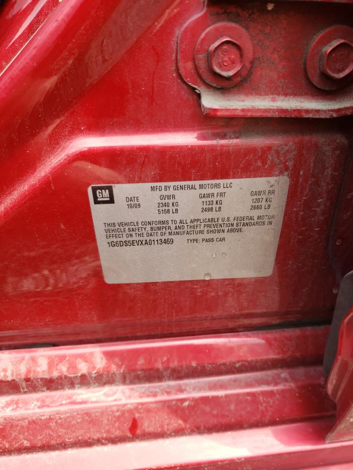 1G6DS5EVXA0113469 2010 Cadillac Cts Premium Collection