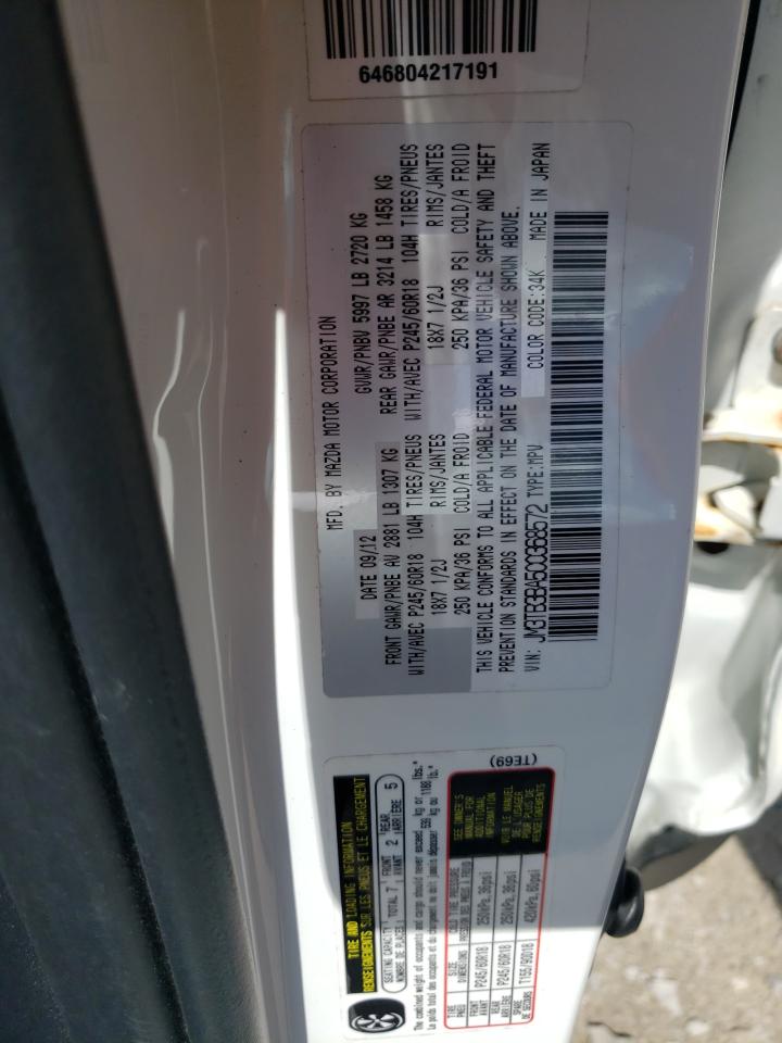 JM3TB3BA5C0368572 2012 Mazda Cx-9