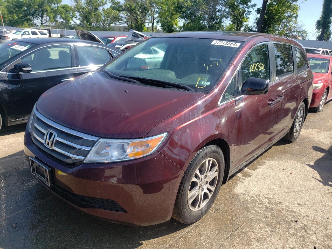 5FNRL5H63DB033344 2013 Honda Odyssey Exl