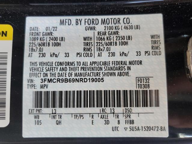 3FMCR9B69NRD19005 2022 FORD BRONCO - Image 12