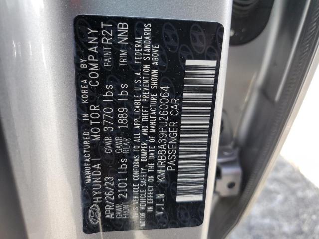 2023 Hyundai Venue Se VIN: KMHRB8A39PU260064 Lot: 58653064