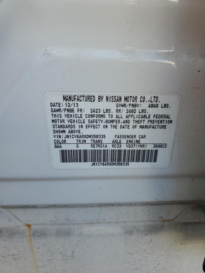 JN1CV6ARXDM358335 2013 Infiniti G37