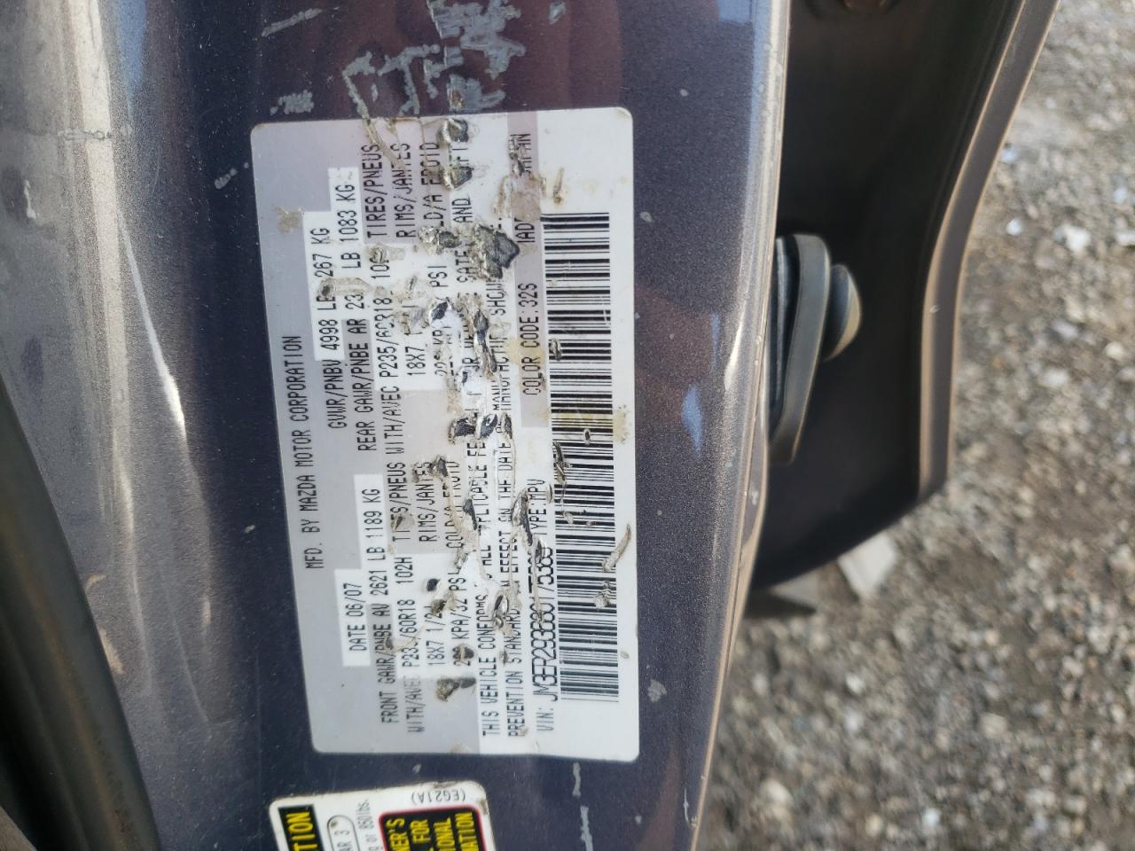 JM3ER293680175389 2008 Mazda Cx-7