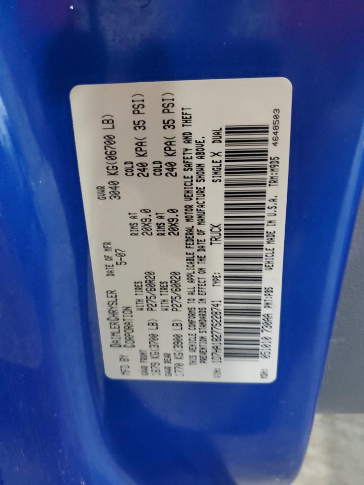 1D7HA18277S228741 2007 Dodge Ram 1500 St