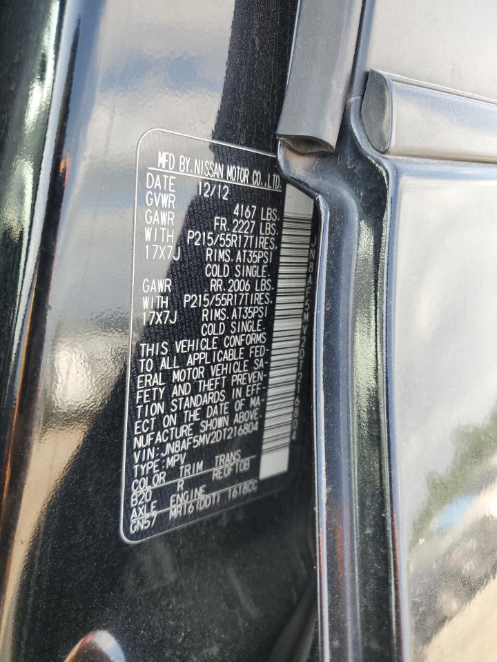 JN8AF5MV2DT216804 2013 Nissan Juke S