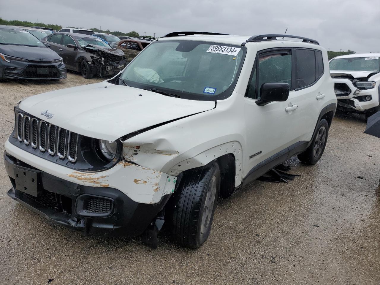 JEEP RENEGADE S 2017 white  gas ZACCJAAB0HPF74409 photo #1