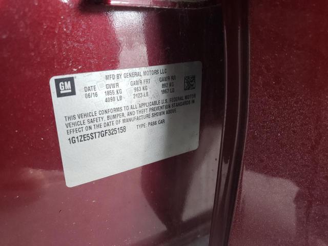 2016 Chevrolet Malibu Lt VIN: 1G1ZE5ST7GF325158 Lot: 60195044