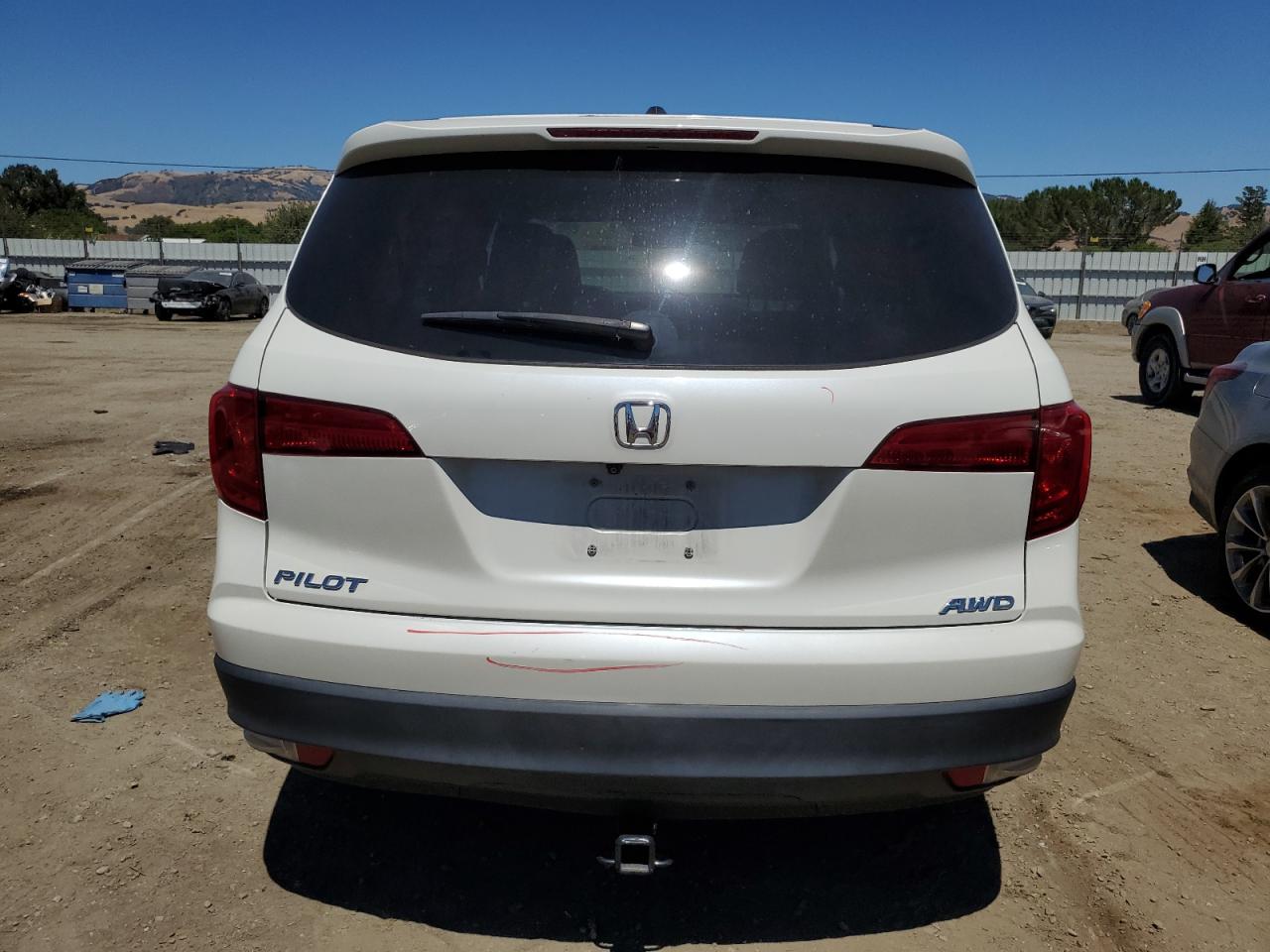 2017 Honda Pilot Exl vin: 5FNYF6H66HB104101