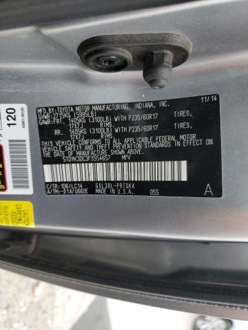 2015 TOYOTA SIENNA XLE - 5TDYK3DC3FS554657