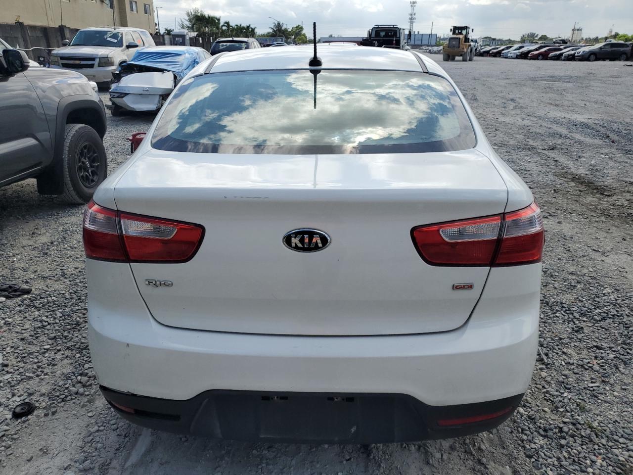 KNADM4A38E6341119 2014 Kia Rio Lx