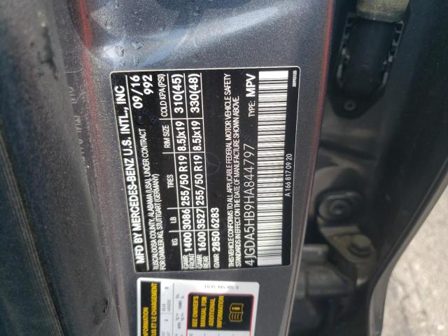 2017 MERCEDES-BENZ GLE 350 - 4JGDA5HB9HA844797