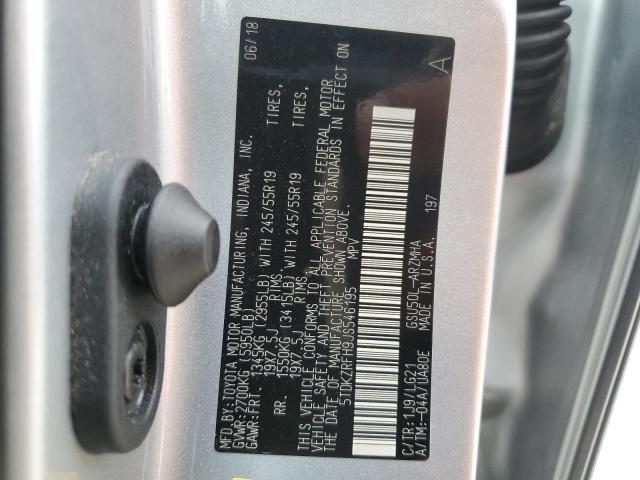 2018 Toyota Highlander Se VIN: 5TDKZRFH9JS546195 Lot: 56591564