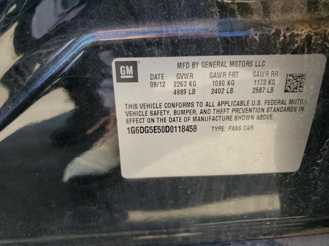 2013 Cadillac Cts Luxury Collection VIN: 1G6DG5E50D0118458 Lot: 59022474