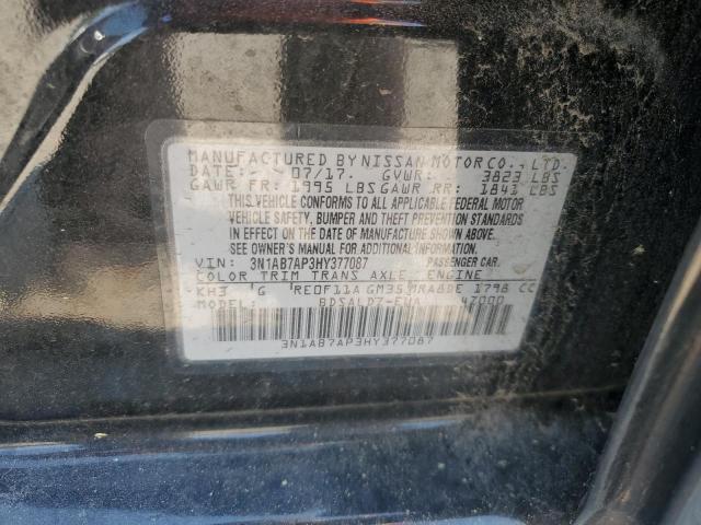 2017 NISSAN SENTRA S - 3N1AB7AP3HY377087