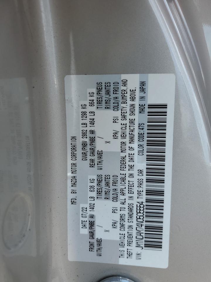 JM1NDAM74N0505554 2022 Mazda Mx-5 Miata Grand Touring