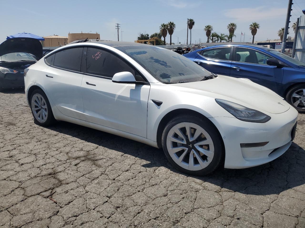 2022 Tesla Model 3 vin: 5YJ3E1EA7NF242556