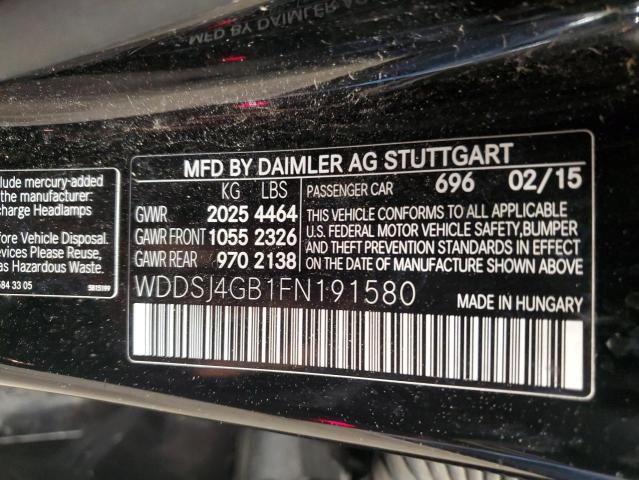 VIN WDDSJ4GB1FN191580 2015 Mercedes-Benz CLA-Class,... no.12