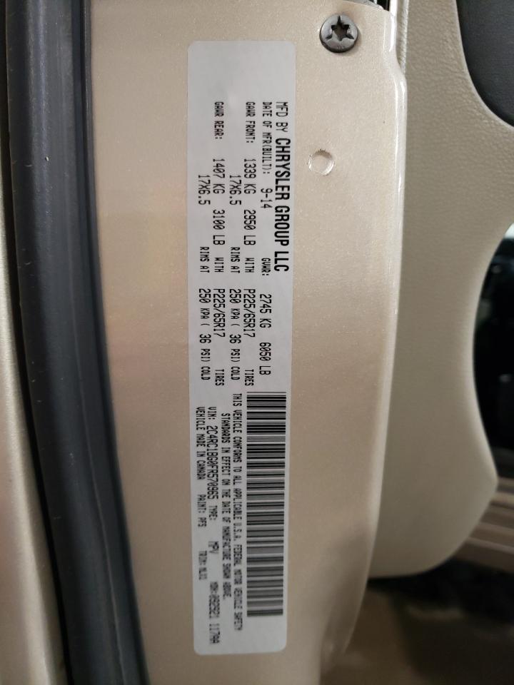 2C4RC1BG0FR570965 2015 Chrysler Town & Country Touring