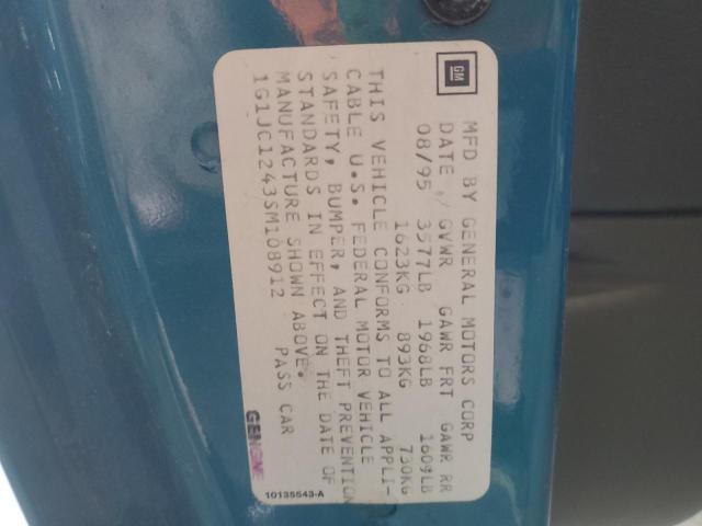 1995 Chevrolet Cavalier VIN: 1G1JC1243SM108912 Lot: 59323124