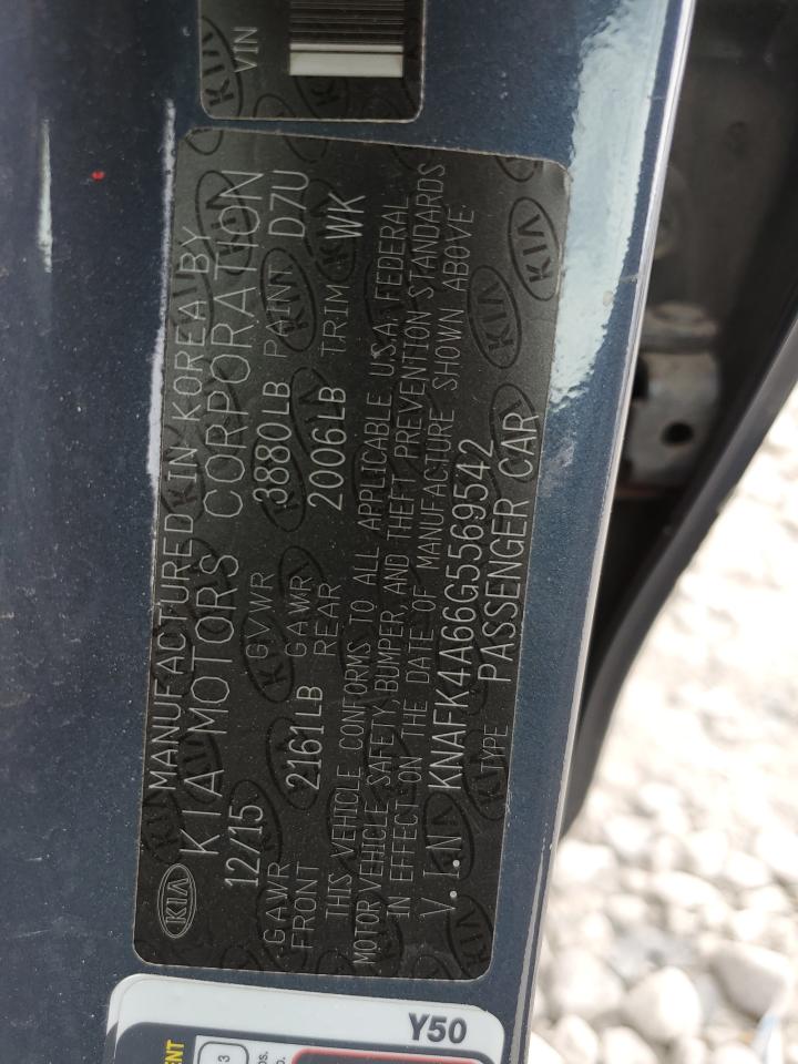 KNAFK4A66G5569542 2016 Kia Forte Lx