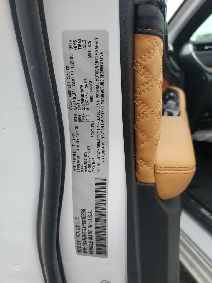 1C4RJHEG3P8810260 2023 Jeep Grand Cherokee Summit