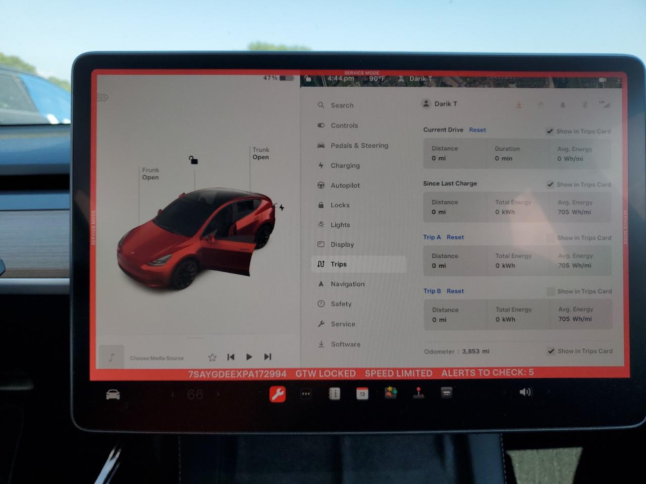 7SAYGDEEXPA172994 2023 Tesla Model Y