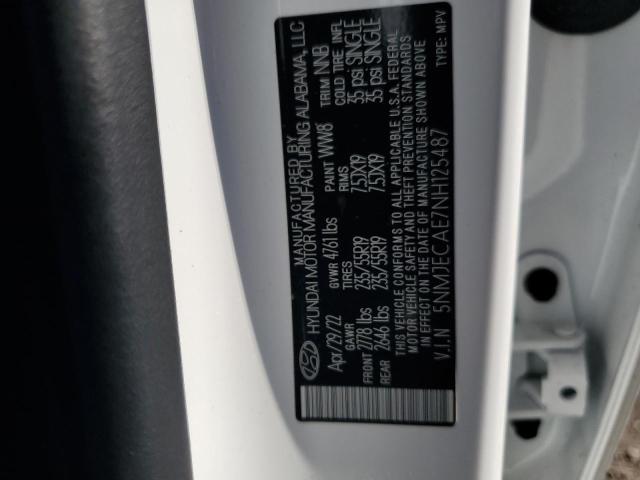 2022 Hyundai Tucson Limited VIN: 5NMJECAE7NH125487 Lot: 60755884