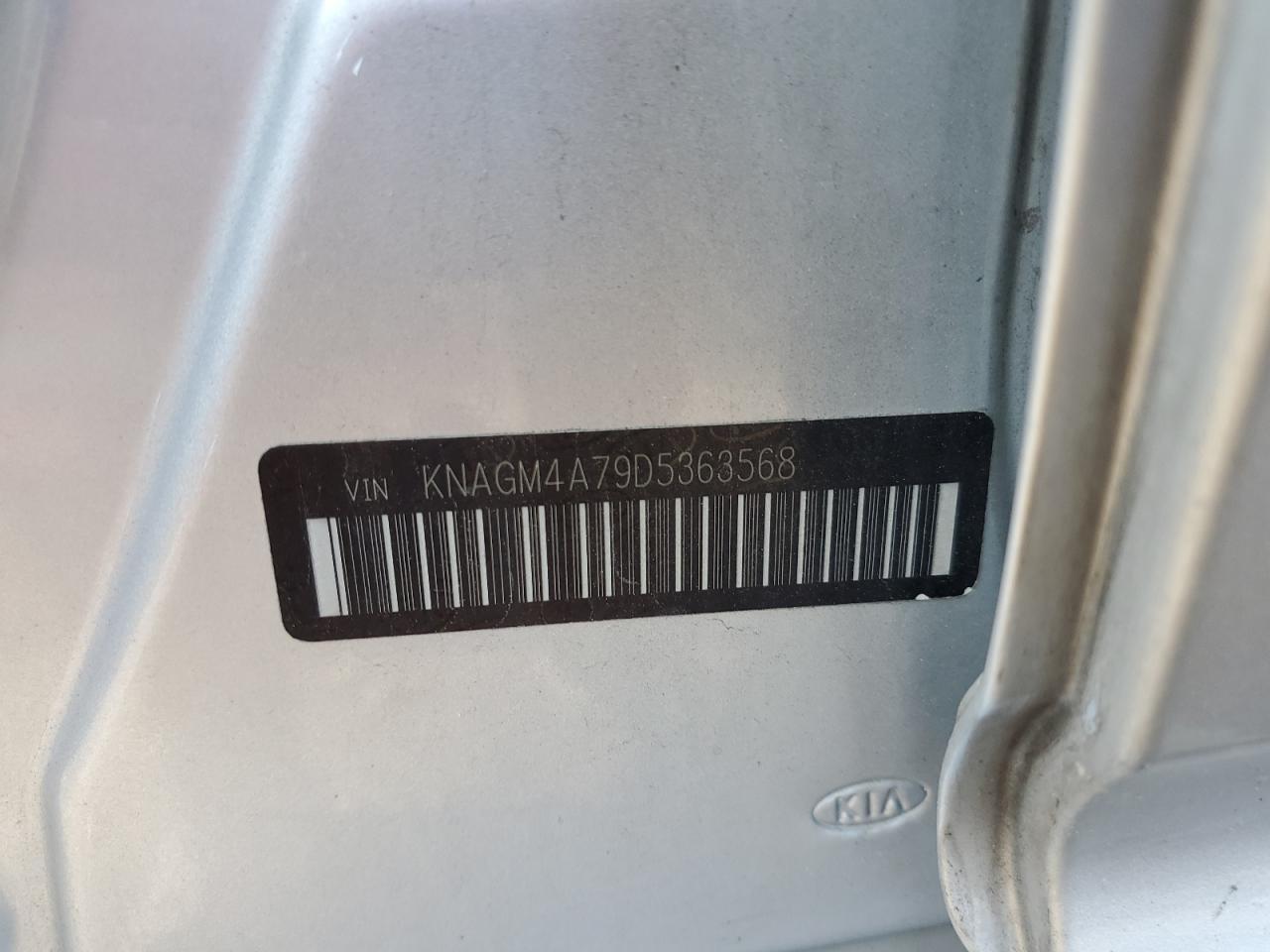 KNAGM4A79D5363568 2013 Kia Optima Lx