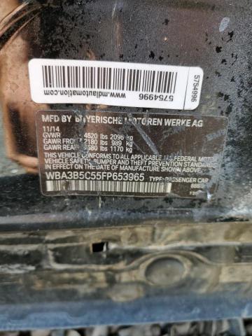 2015 BMW 328 Xi Sulev VIN: WBA3B5C55FP653965 Lot: 57336154