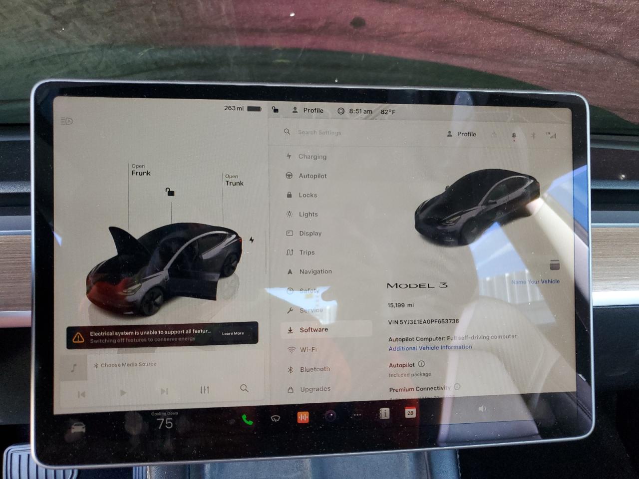 5YJ3E1EA0PF653736 2023 Tesla Model 3