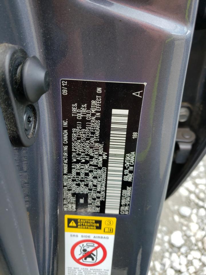 2T2ZK1BA4DC099233 2013 Lexus Rx 350