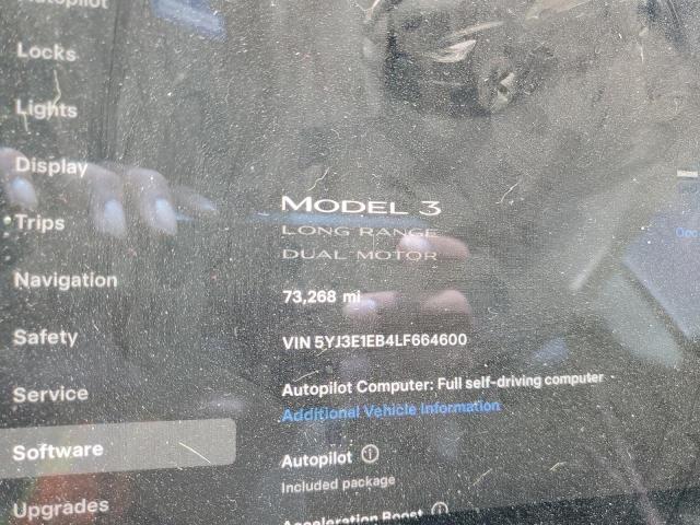 5YJ3E1EB4LF664600 Tesla Model 3  9