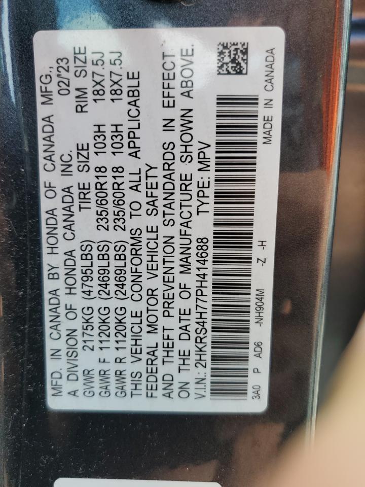 2HKRS4H77PH414688 HONDA CRV 2023