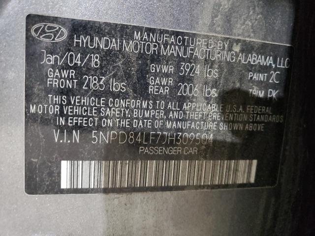 5NPD84LF7JH309504 2018 HYUNDAI ELANTRA - Image 13