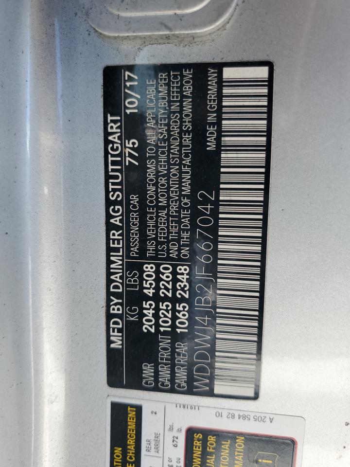 WDDWJ4JB2JF667042 2018 Mercedes-Benz C 300