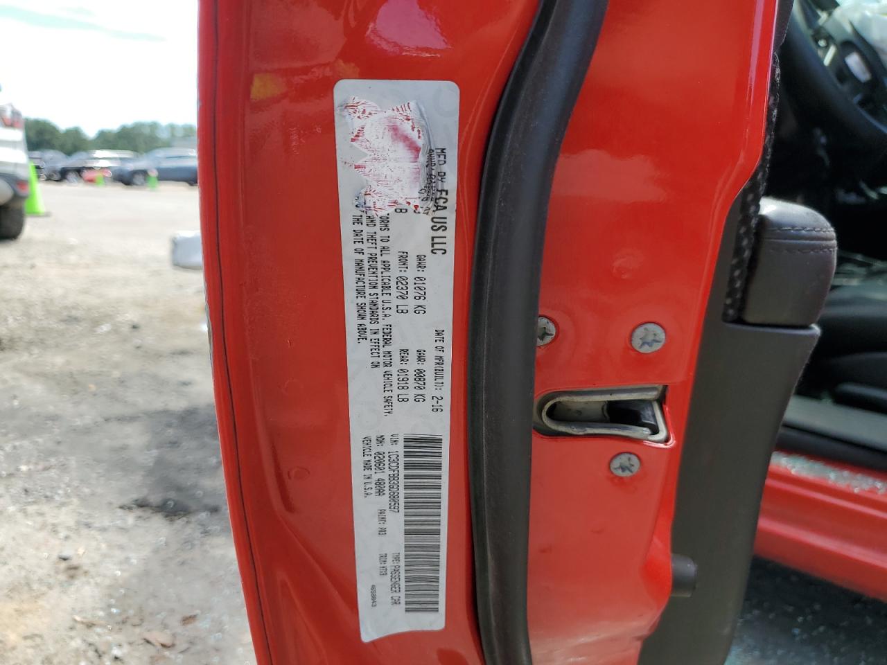 1C3CDFBB3GD680597 2016 Dodge Dart Sxt