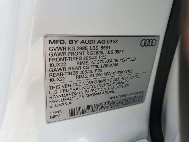 2023 AUDI SQ8 PRESTI - WA1CWBF14PD045530