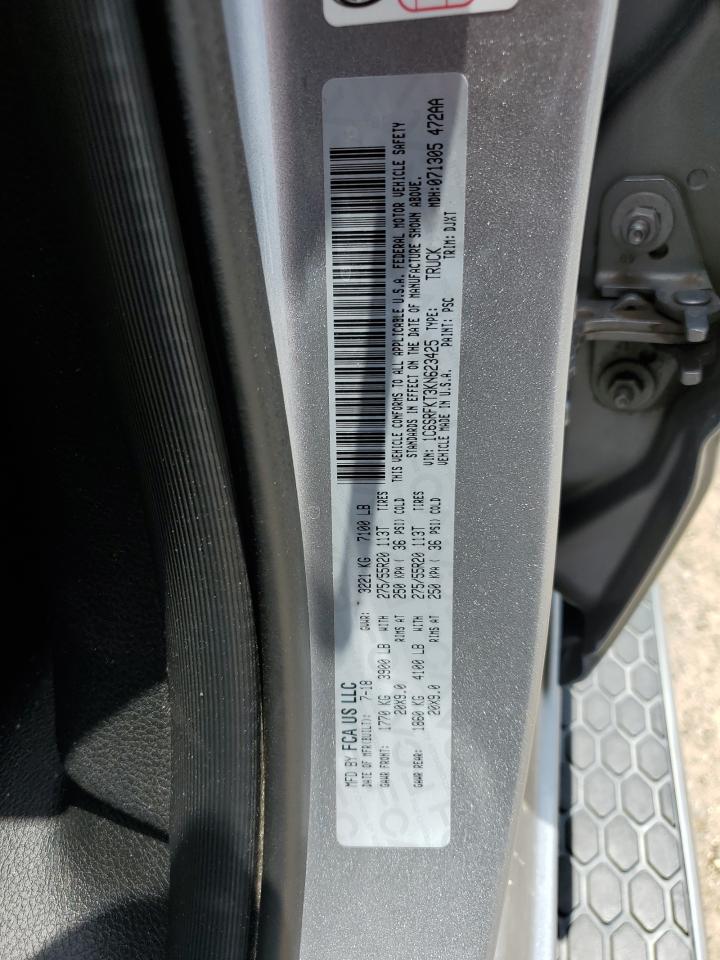 1C6SRFKT3KN623425 2019 Ram 1500 Longhorn