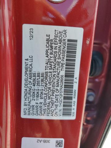 2024 HONDA ACCORD HYB - 1HGCY2F57RA028956
