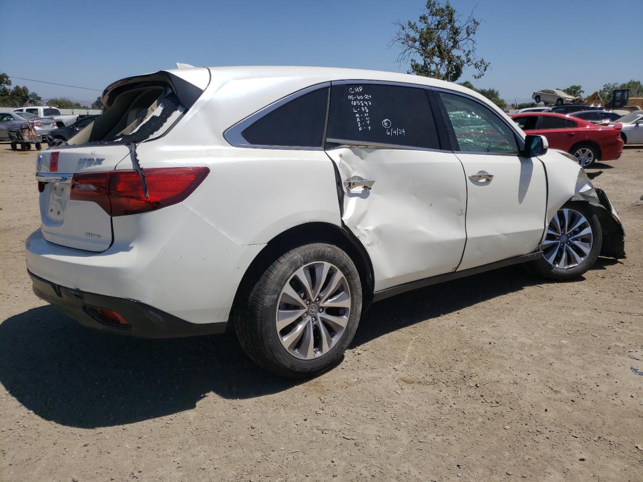 5FRYD4H65EB035437 2014 Acura Mdx Technology