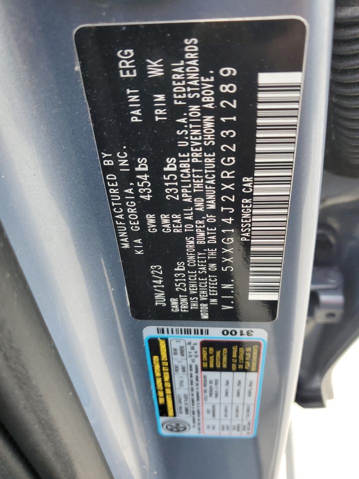 5XXG14J2XRG231289 2024 Kia K5 Lxs