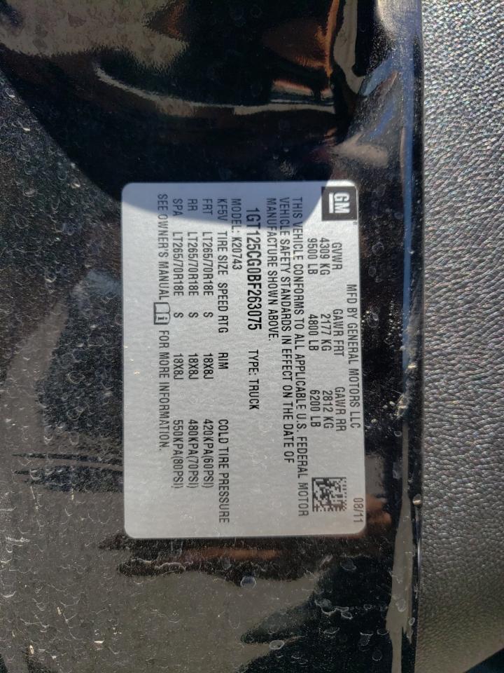 1GT125CG0BF263075 2011 GMC Sierra K2500 Denali