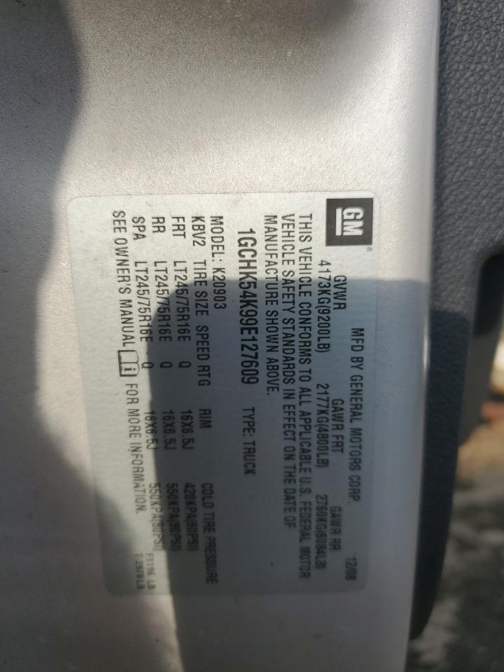 1GCHK54K99E127609 2009 Chevrolet Silverado K2500 Heavy Duty Lt