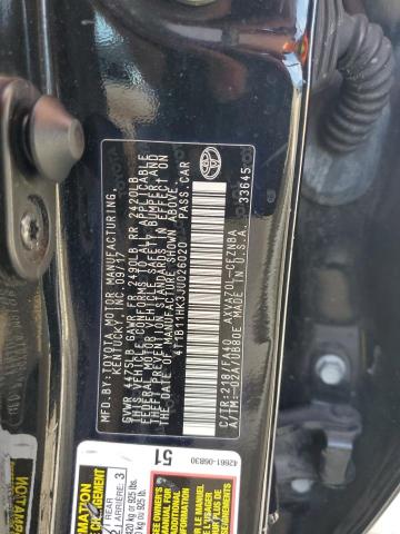 VIN 4T1B11HK3JU026020 2018 Toyota Camry, L no.12