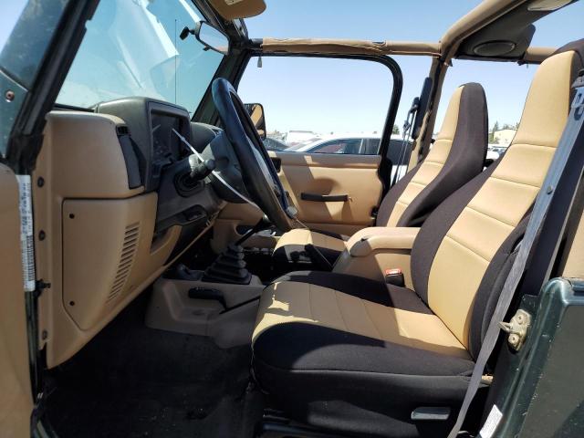 2002 Jeep Wrangler / Tj Sahara VIN: 1J4FA59S52P748028 Lot: 59792054