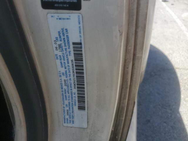 2003 Volkswagen New Beetle Gls VIN: 3VWCK21Y63M330635 Lot: 60355464