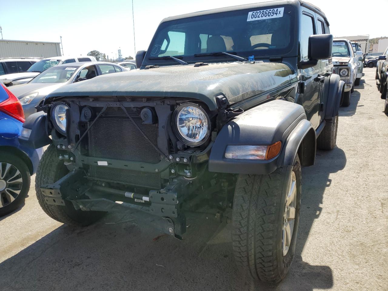 2021 Jeep Wrangler Unlimited Sport vin: 1C4HJXDG1MW774423