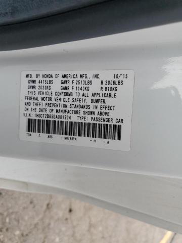 2016 HONDA ACCORD EXL - 1HGCT2B85GA001234