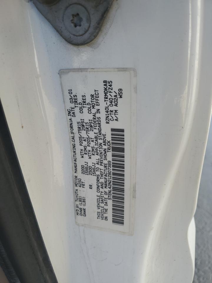 5TENL42N21Z807389 2001 Toyota Tacoma